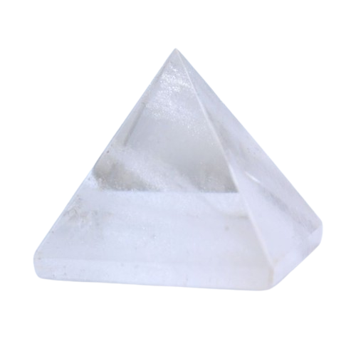 Quartz Family Clear Pyramid