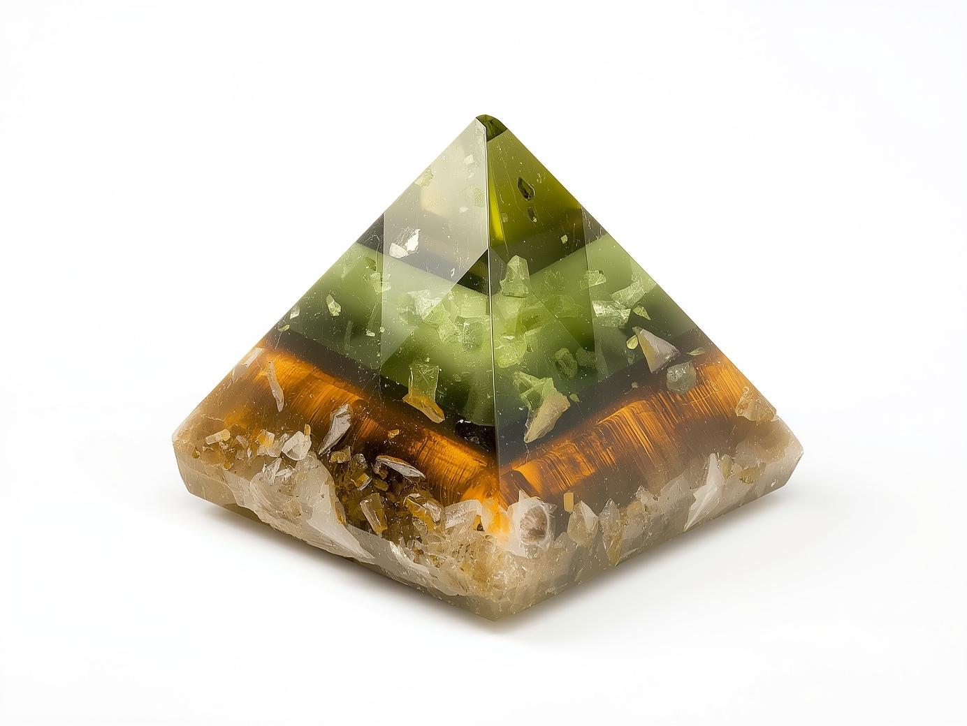Peridot_and_Tiger_s_Eye_Crystal Pyramid