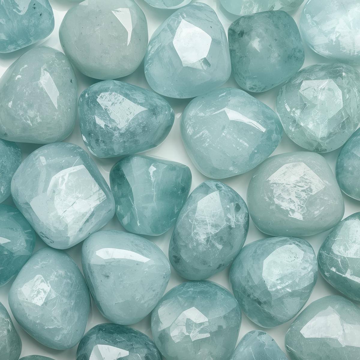 Aquamarine Tumble Stones