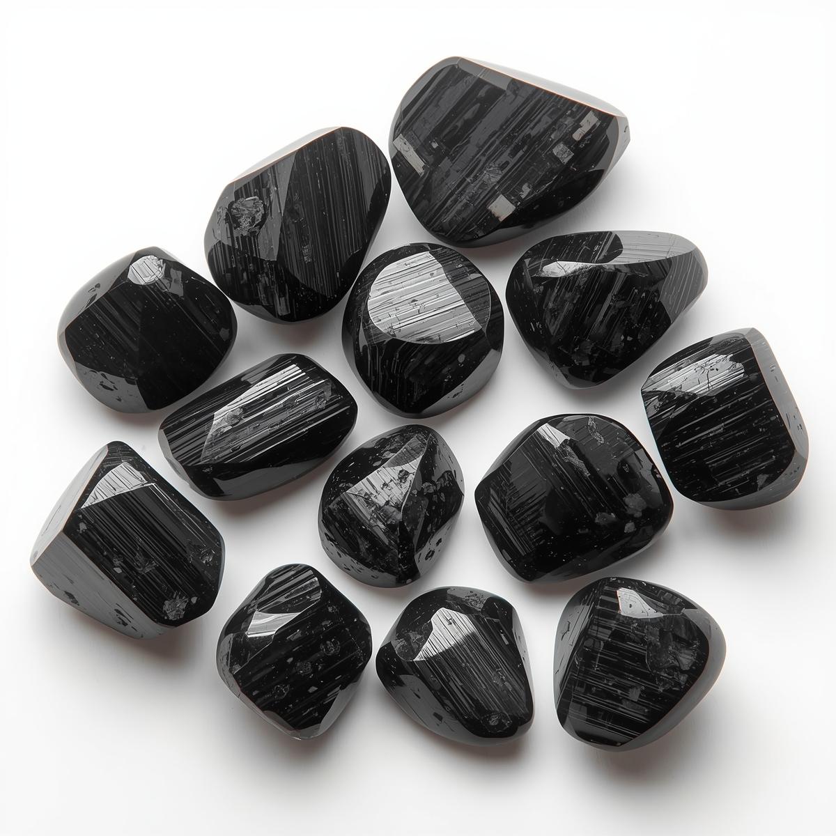Black Tourmaline Tumble Stones